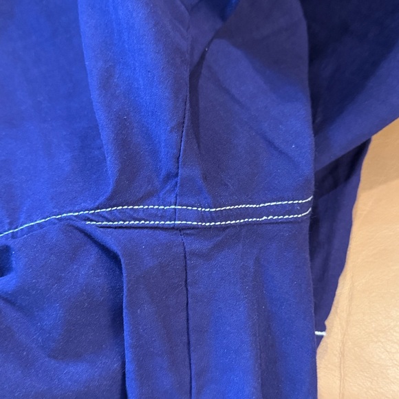 Anthropologie Maeve The Colette Crop Wide Leg Pants 26 Contrast Stitch Edition - Picture 6 of 9